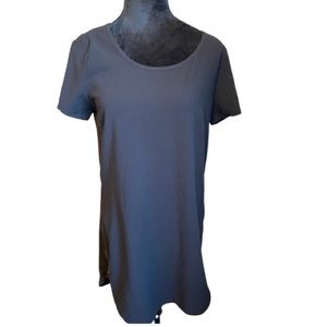 Black dress with side zippers